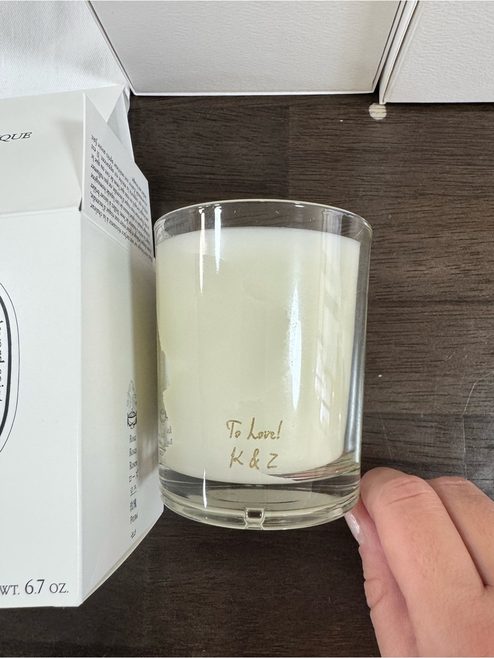 Diptyque Roses Classic Candle - Picture 6 of 6